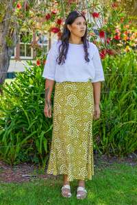 Womens: Takarangi Bias Long Skirt