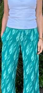 Pants: Volute Shell Smocked Pants