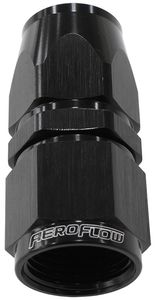 200 / 570 Series PTFE Straight Hose End 8AN Black Kamo Parts