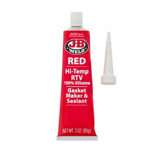 31314 JB Weld Red Hi-Temp RTV Gasket Maker and Sealant 85g Kamo Parts