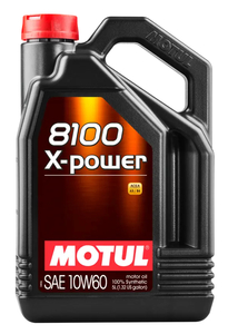 Products: Motul 8100 X-POWER 10W60 5L (Castrol Edge 10w60) Kamo Parts