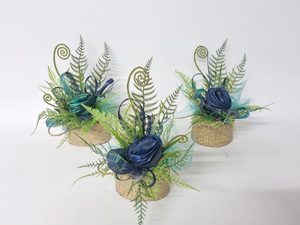 Mini Flax Flower Kete - Kamo Village Florist