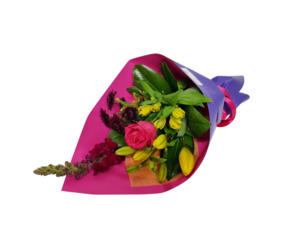 Products: Petite Bouquet Brights - Kamo Village Florist
