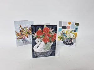 Products: Card - Swans - Kamo Village Florist
