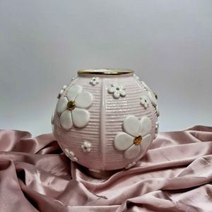 Pink Lantern Vase by Dawn Clayden
