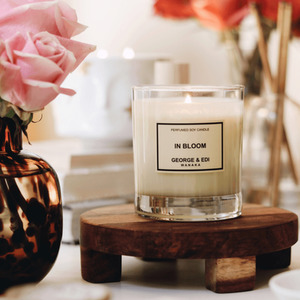 Gifts + Extras Kānuka Boutique Florist: Large Glass Candles by GEORGE & EDI