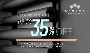 Local Business Offers for Yoga Classes I Kanuka Yoga Space I Auckland, NZ
