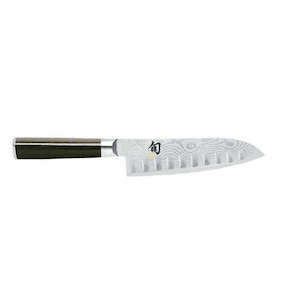 Shun Knives: Classic Granton Santoku Knife 18cm