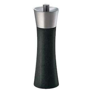 Augsburg Salt Mill Stainless Steel Black 18cm