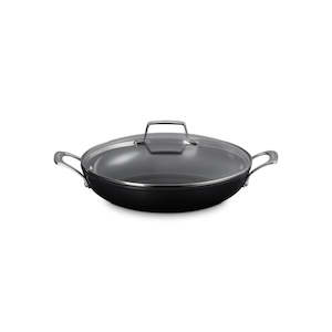 Frying Pans: Essential Non-Stick Ceramic Shallow Casserole with Lid