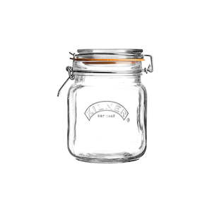 Preserving: Cliptop Jar Square 1L