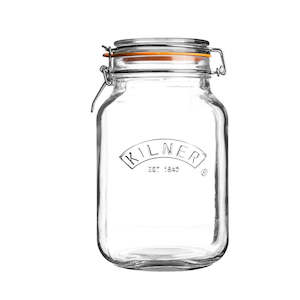 Preserving: Square Clip Top Jar 2 Litre