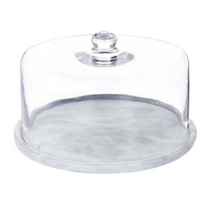 Serveware: Nuvolo Marble Round Dome