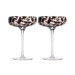 Cocktail Shakers: Selena Coupe Glass set of 2