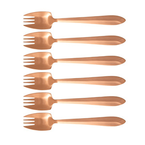 Splayds Rose Gold Satin Set of 6