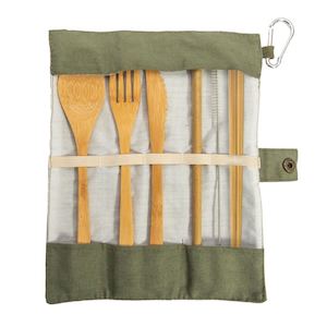 Eat Out Bamboo Travel Cutlery Set
