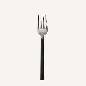 Cutlery: Black Handle Dessert Fork