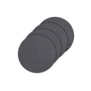 Placemats Coasters: Coaster Hugo Round Vinyl 4pk Charcoal