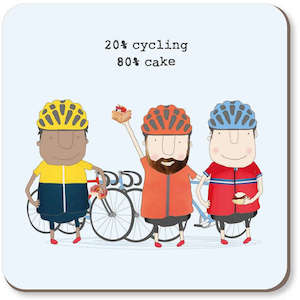 Coaster - Cycling Cake Boy