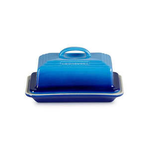 Butter Dishes: Butter Dish Azure Blue