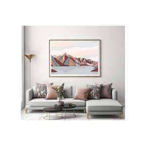 Queenstown View, Lake Wakatipu, Cecil and Walter Peak A4