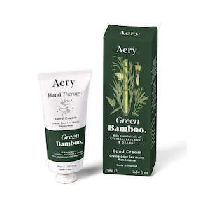 Soaps: Botanical Green 75ml Hand Cream - Green Bamboo