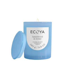 Ecoya: Sandalwood & Amber Metro Candle