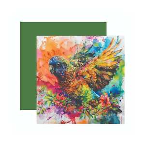 Cards: Card Colourful Kea