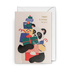 Birthday Card Happy Birthday To You Panda Presents