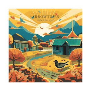 Cards: Card - Arrowtown Autumn (By Eurus)