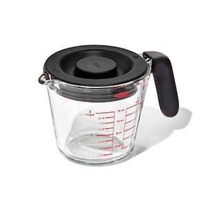 Mixing Measuring: Goodgrips Glass Measuring Cup with Lid
