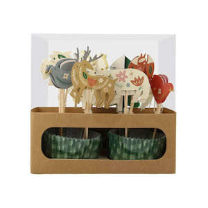 Folk Woodland Cupcake Kit
