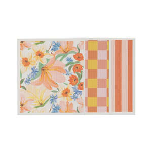 Eco Floral Cleaning Cloths 3 Pack