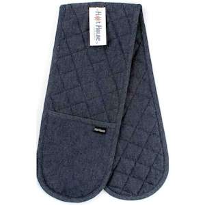 Homewares: Double Mitt Denim Navy