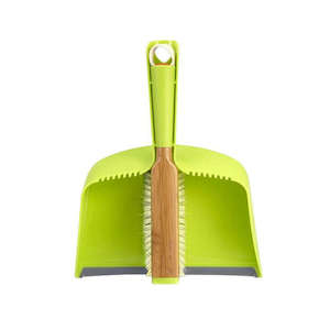 Robes: Clean Team Brush & Dustpan Set Green