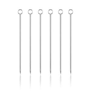Stainless Steel Cocktail Picks 6 Pack