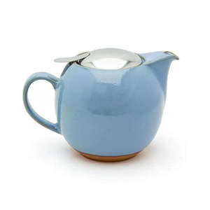 Zero Japan: Teapot 680ml Earth Hydrangea Blue