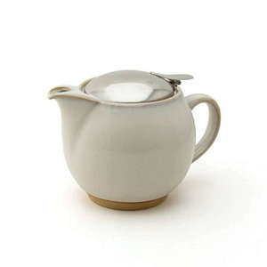 Zero Japan: Teapot 450ml Earth Natural White