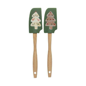 Kitchen: Christmas Mini Spatulas 2 Pack Trees