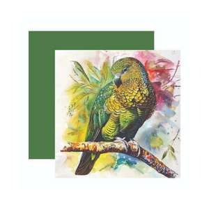 Cards: Card Kakapo On Tree Branch