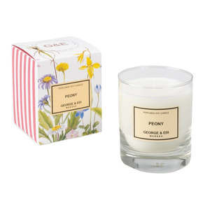 Homewares: Candle Standard Peony