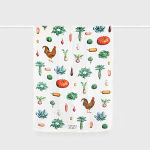 Tea Towel - Vintage Vegetables