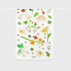 Homewares: Tea Towel -Vintage Wallpaper
