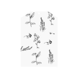 Father Rabbit Gift Tag Garden