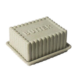 Dining: Kitchen Life Large Butter Dish Peppercorn