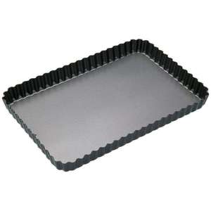 Bakeware Accessories: Loose Based Flan/Quiche Pan 31x21x3.5cm