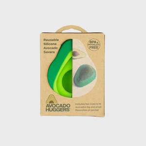 Storage: Set of 2 Avocado Food Huggers