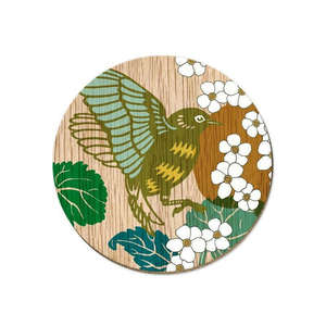 Dining: Coaster - Screenprint Tauhou Waxeye