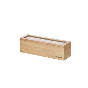 Coffe And Tea: Wooden Tea Box Natural Small