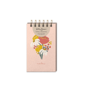 Natural Bouquet Spiral Bound Notepad